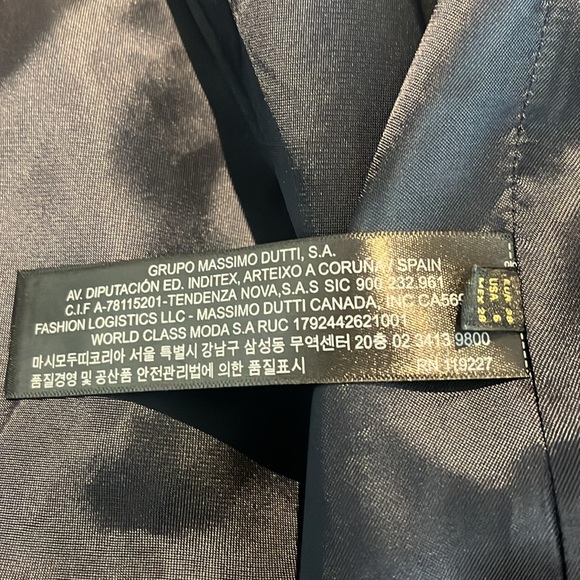 Massimo Blue Silk Jacket - Picture 15 of 17